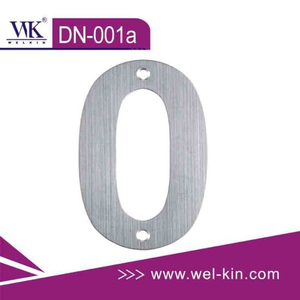 Modern Style Stainless Steel Invisible Screw Door House Number (DN-001A)