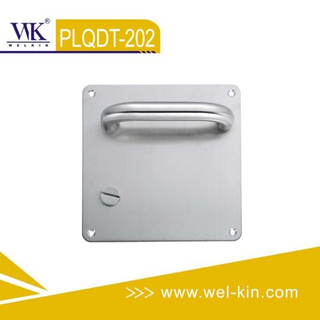 Stainless Steel Door Lever Handle on Plate