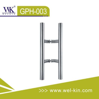 Modern Circular Tube H Type Stainless Steel Handle for Glass Door Bathroom Accessories(GPH-003)