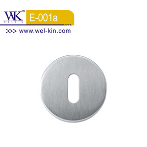 Mortise Brushed Stainless Steel 304 Round Tube Door Handle Rosette (E-001A)