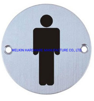 Stainless Steel Door Sign Number for Public Toilet /wc/bathroom