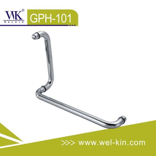 Stainless Steel And Brass Bathroom Shower Door Glass Door Handle