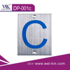 Stainless Steel Door Sign Number (DP-001C)