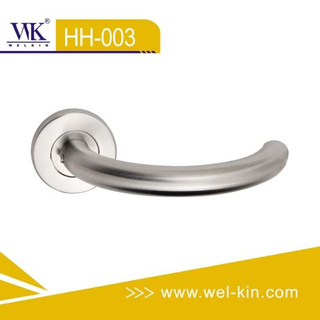 Stainless Steel Door Lever Handle with Light China Manufacture Door Handle Tube Handles (HH-003)