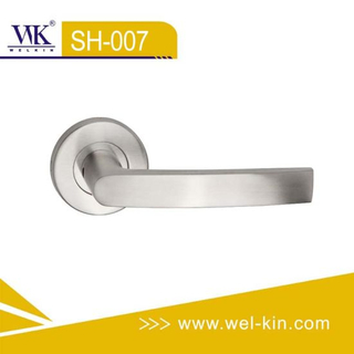 Stainless Steel Solid Casting Lever Door Handle For Room (SH-007)