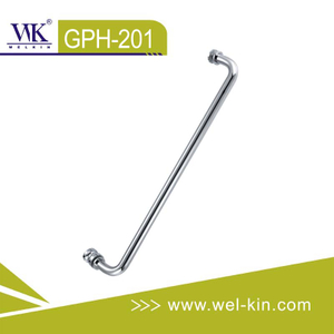 Stainless Steel And Brass Towel Rack for Shower Room Glass Door Pull Handle